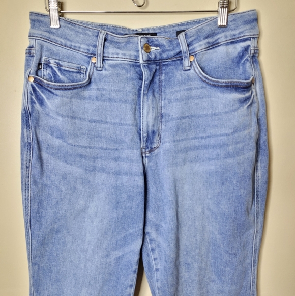 Judy Blue Jeans High Rise Tummy Control Straight Leg Size 16W - Picture 4 of 12